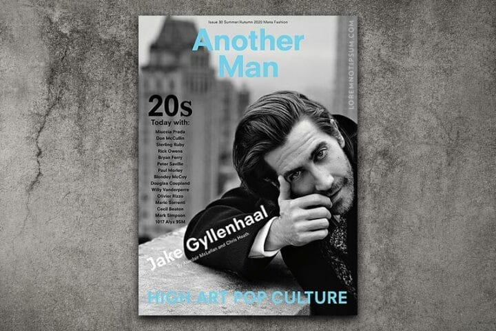 Another Man Magazine Issue 30 featuring Jake Gyllenhaal – loremnotipsum.com