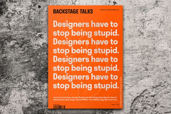 Backstage Talks Issue 4 featuring Eike König, Ryan Singer and many more – loremnotipsum.com