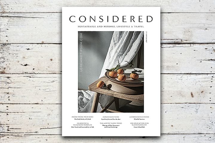 Considered Magazine Volume 2 – loremnotipsum.com