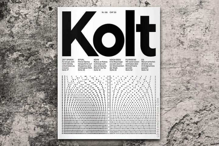 Kolt Magazin Nr. 106 – loremnotipsum.com