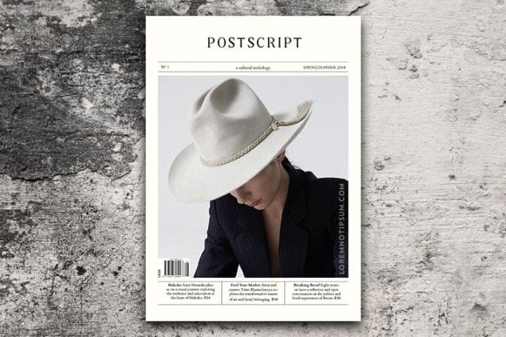 POSTSCRIPT Magazine No. 1 – loremnotipsum.com