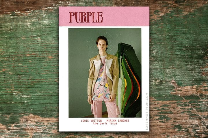 Purple Fashion Magazine SS19 – loremnotipsum.com