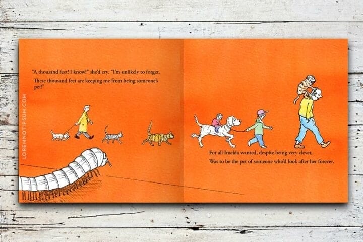 Imelda the Millipede by Tom Reed – loremnotipsum.com