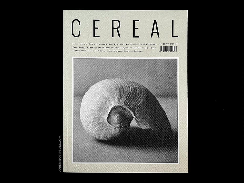 Cereal Magazine – Volume 20 - Buy from LOREM (not Ipsum)