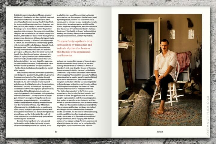Disegno Magazine No. 36 – loremnotipsum.com